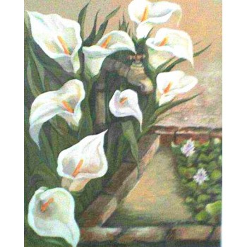 Calla Lilly - Original Canvas Painting